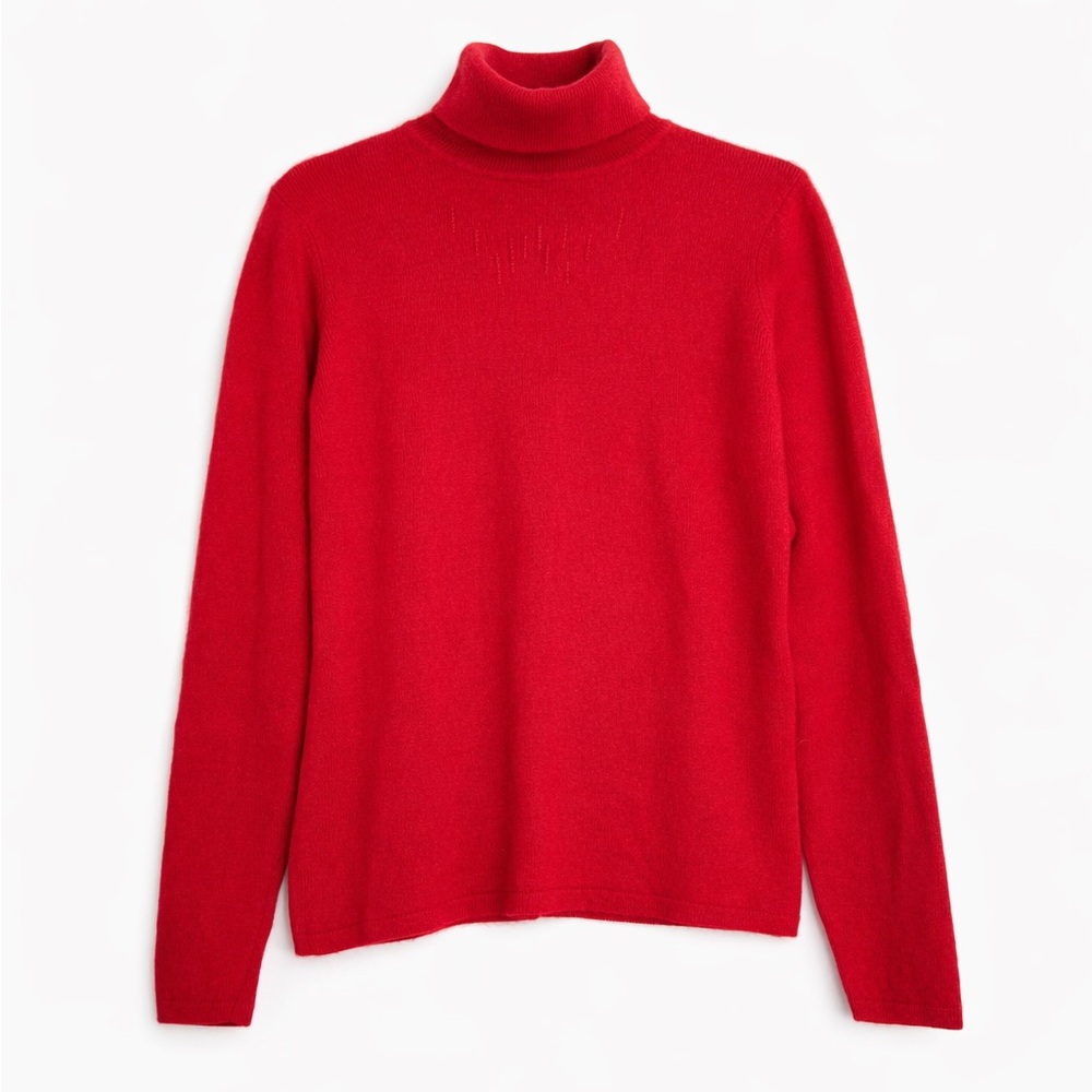 Charter Club Vibrant Red Turtleneck Sweater